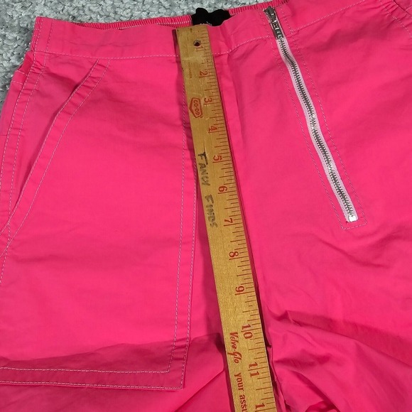 Marc‎ Jacobs Pants Womens 00 Pink 80s Pants Cropped Stretch Retro Neon - Picture 13 of 16